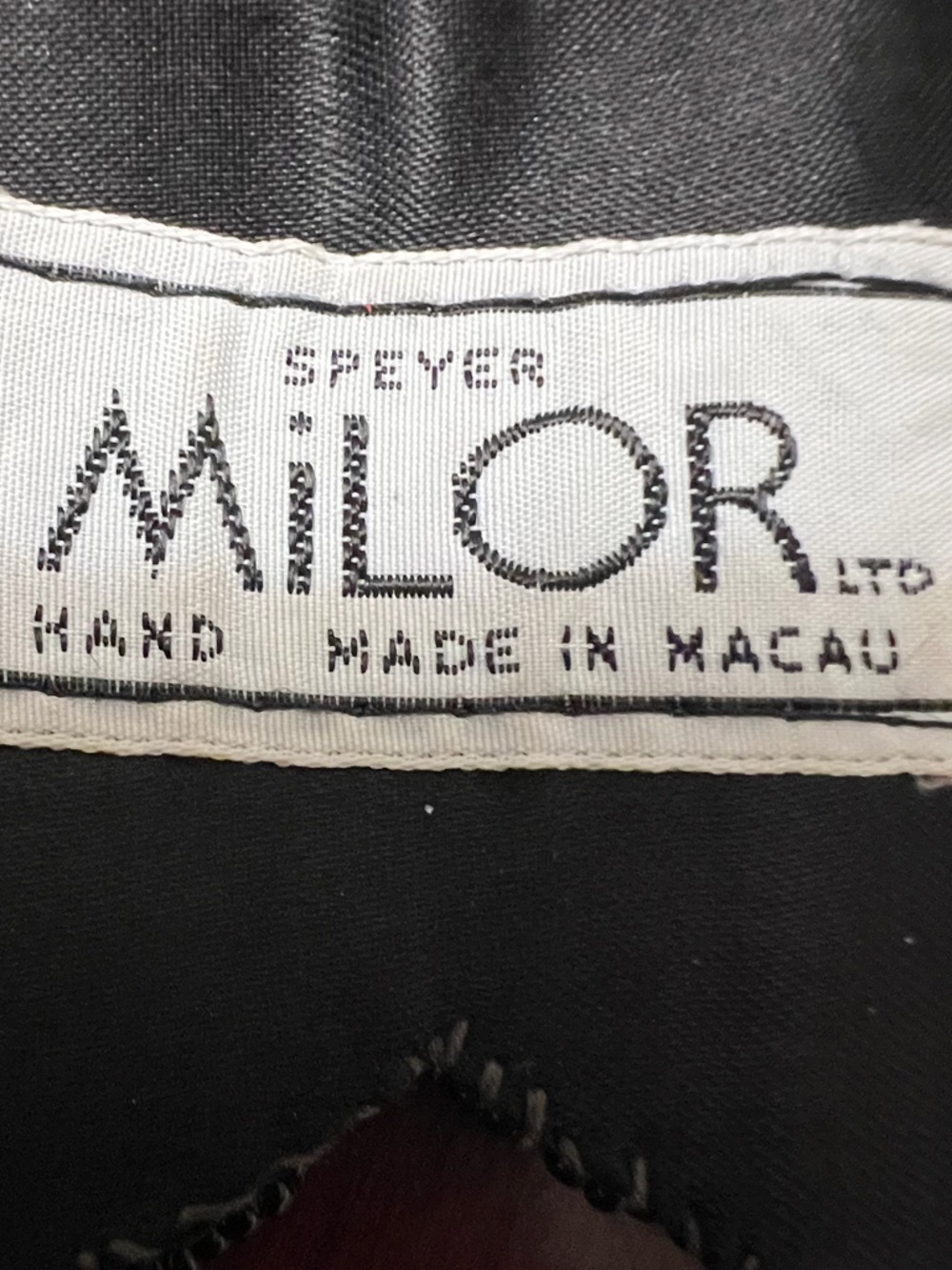 Vintage Milor Ltd Hand-Beaded Art Deco Belt black silver metallic - Picture 9 of 9